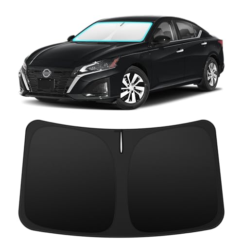 Image of INSAUTO Custom Fit Windshield Sun Shade for Nissan Altima 2019-2026 | Foldable Front Window Sunshade Car Accessories, UV & Heat Reflector, Keeps Interior Cool, Includes Storage Bag