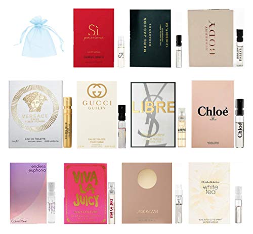 11 Women's Designer Fragrance Vial Sample