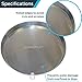 Holdrite QP-22 Aluminium Water Heater QuickPan with 1 Inch PVC Drain Fitting, 22 Inch Diameter