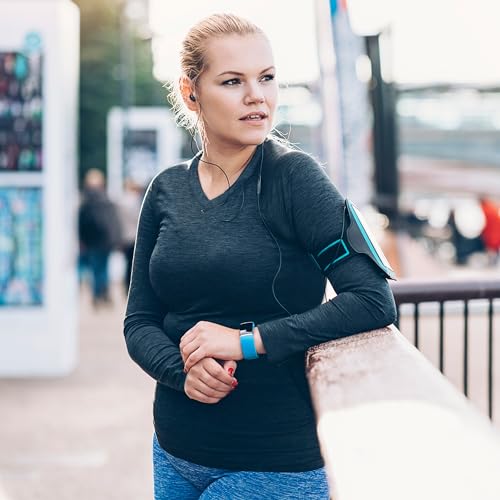 Bvnsoz 4-7 Pack Long Sleeve Shirts For Women,Moisture Wicking Shirts Long Sleeve Workout Tops For Women V Neck Hiking T-Shirts thumb #4