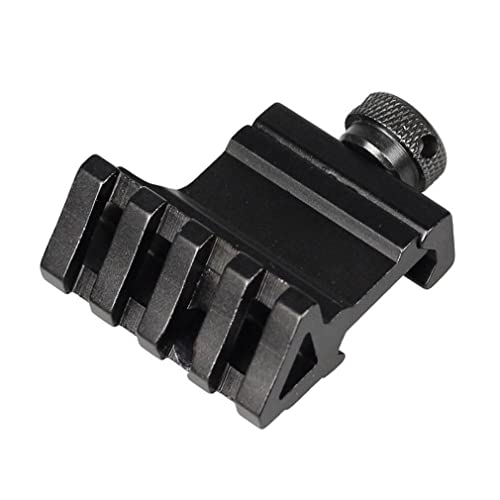 Draxx Sports Rail Picatinny 45 Grados con Desplazamiento Lateral para Agregar un Punto Rojo Rojo o lámpara táctica en el costado de su Arma para el Arma y el Rifle de ballido de Pintura de Airsoft Cover