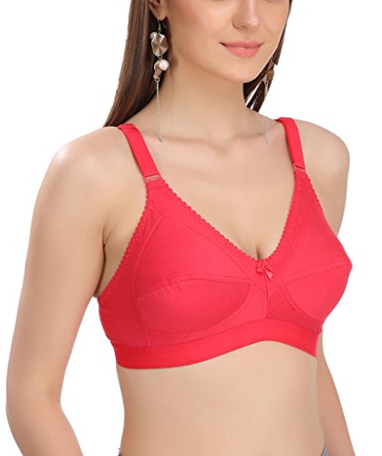 Image of Eve's Beauty Womens Full Coverage Bra | Adjustable Broad Straps | Full Cups Bra | Non Padded | Non Wired Bra