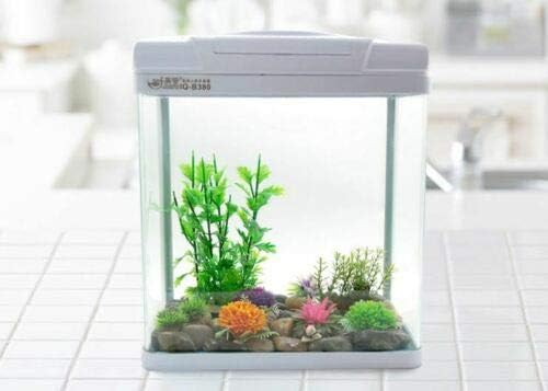 Biopro 65L Complete Aquarium Fish Tank with Filtration and Integrated LED Light - Cabinet/Stand Available As An Extra (65 LITRES, White, No Stand)