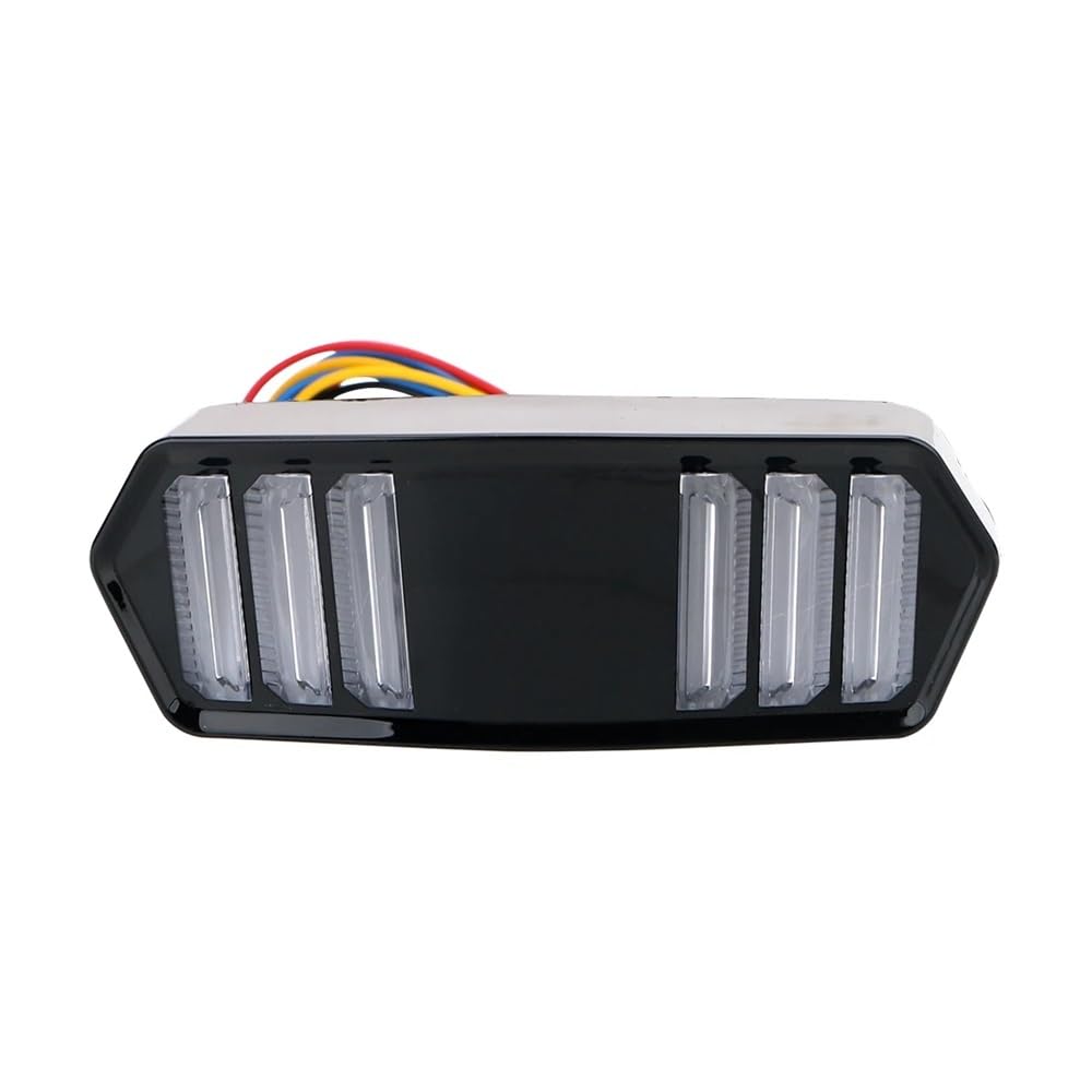 Feu stop arrière de moto LED 12V haute luminosité avec clignotant - 8