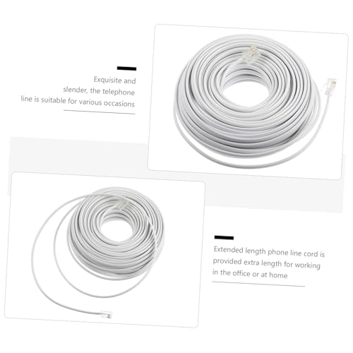 Cable RJ11 6P4C de 20m Veemoon con conductores de cobre estables para telecomunicación 4