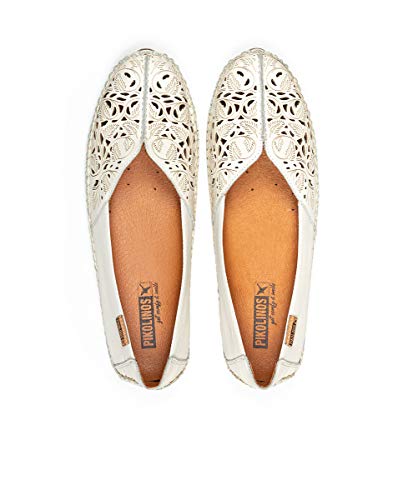 Image of PIKOLINOS Jerez 578-4976 Women's Slip-On Moccasins - Premium Calfskin Leather - Removable Cushioned Insole, Flexible Sole, Lightweight Everyday Comfort