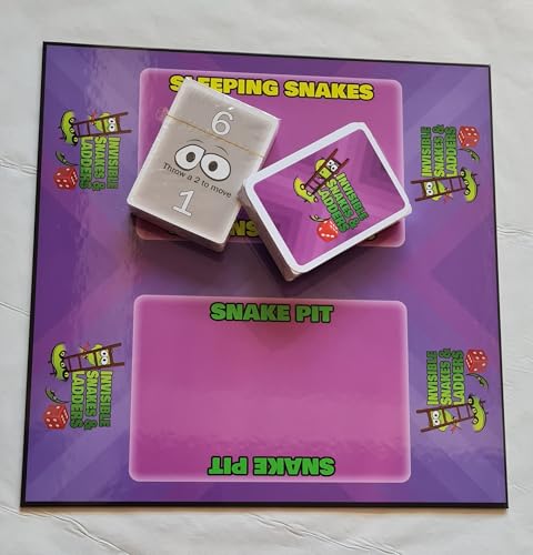 Scarramouche Invisible Snakes & Ladders Board Game, Fun Family & Kids Board Game for Ages 5+, Multi-coulured - Image 2