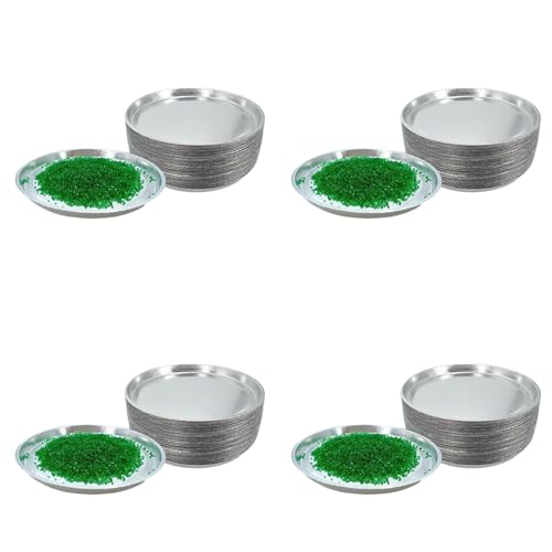 Plateaux de pesée jetables en aluminium de 90 mm pour éviter les contaminations