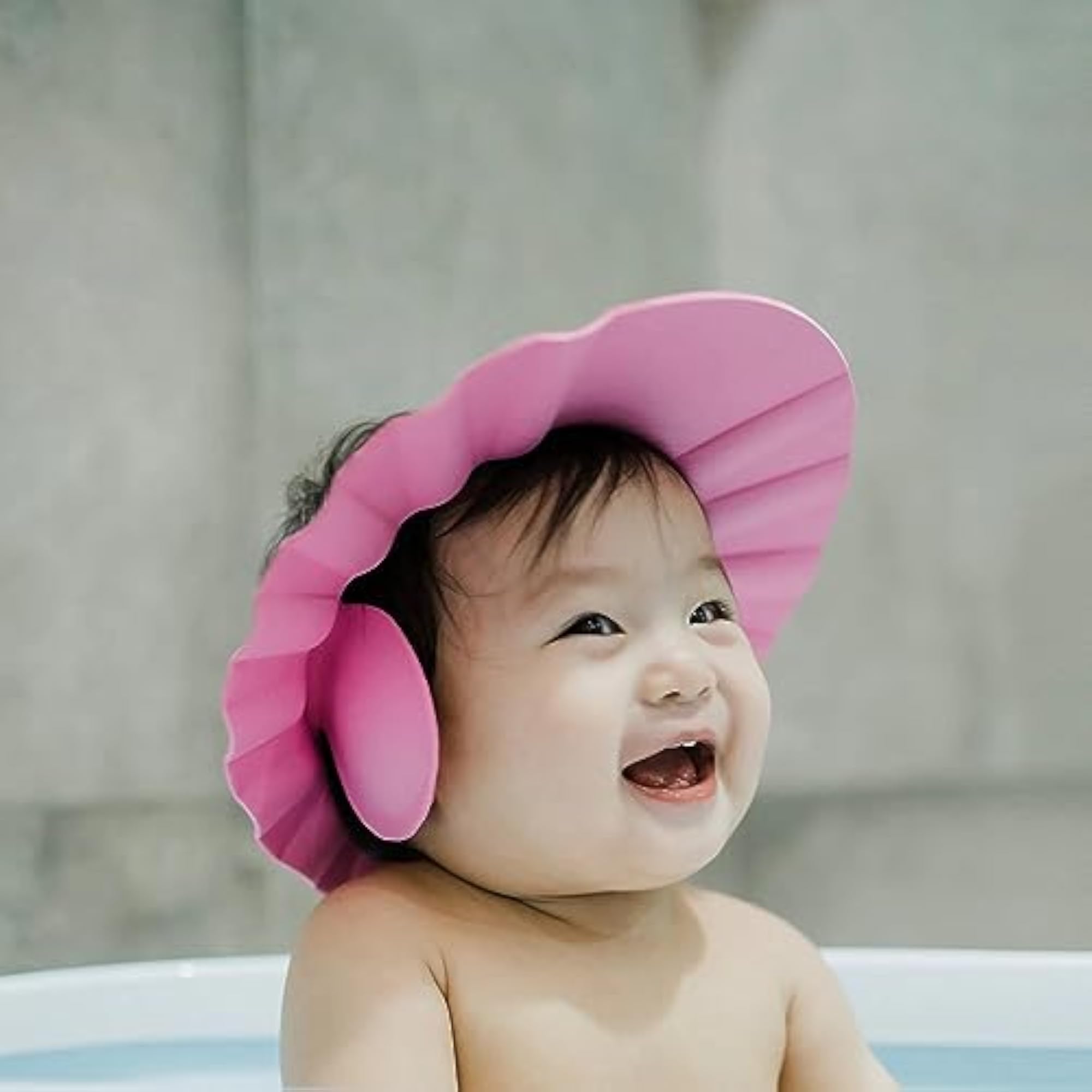 Baby Shower Cap for Children, Adjustable Soft Bathing Protection