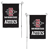 Desert Cactus San Diego State University SDSU Garden Flag – 19 x 12 Inch San Diego State Aztecs Banner, for Outdoor Display and Events (Design E)