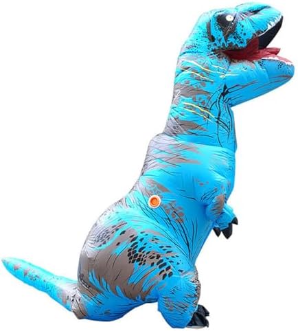 Dinoshenyu Funny Inflatable Dinosaur Costume for Adult and Kids,Blow Up Dinosaur Costume for Halloween Cosplay Party
