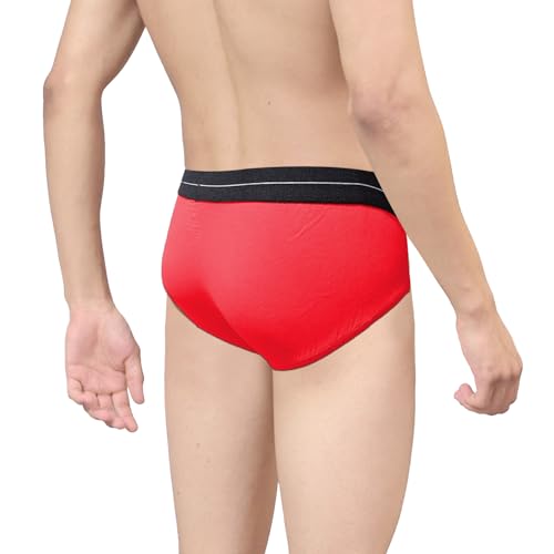 Image of La Intimo Cotton Power Solid Brief for Men Innerwear | Antimicrobial Underwear for Men