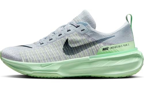 Nike Invincible 3 Women's Road Running Shoes (DR2660-009, Pure Platinum/Cool Grey/Vapor Green/Dark Obsidian) Size 7