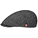 Produktbild Mayser Sidney Tweed Flatcap Schirmmütze Schiebermütze Herren - Made in The EU mit Schirm, Futter Winter Herbst-Winter - 59 cm schwarz