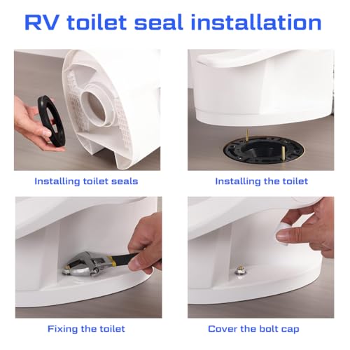 Image of RV Toilet Seal Replacement for Dometic 300 310 320 RV Toilet Parts for Toilets Leakage and Stink #385311658 2 Pack