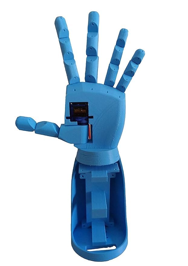 3D Printed Robotic Prosthetic Hand DIY Kit (3D Printed Parts Only) + 1 SG90 Servo Motor (for Thumb)| Nuts and bolts not included (Multicolor) (B0CZLJDR2F) Amazon Price History, Amazon Price Tracker
