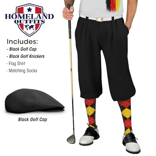 German Homeland Traditional (Plus Fours) Outfit for Men (Black)2