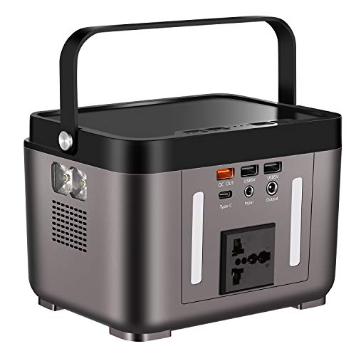 Sailnovo Portable Power Station, 250W(222Wh) Rechargeable Solar Generator Lithium Battery Backup Power Supply for Camping CPAP Travel Fishing Emergency(US Stock)