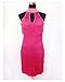Mujer Cuello Halter Salsa Tango Samba Rumba Vestido con Lentejuelas Flecos Flequillos...