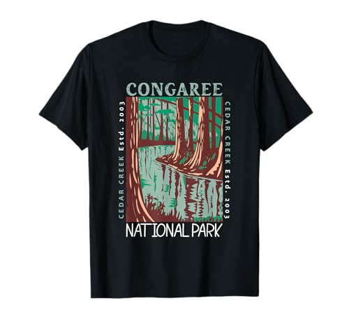 Congaree National Park South Carolina Distressed Vintage T-Shirt