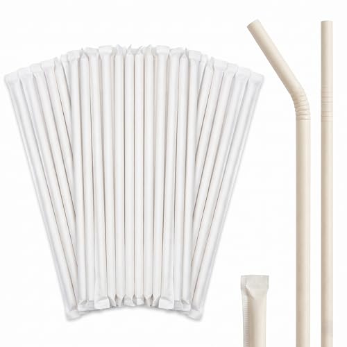 Pitillos desechables biodegradables flexibles 500 unidades miniatura 1