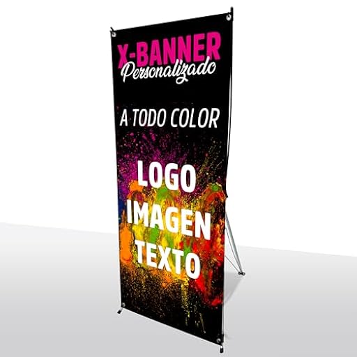 Photocall X-Banner de 80 x 180 cm - Pancarta personalizada Cartel Personalizado para Fiestas Eventos Bodas Bautizos o Cumpleaños (GENERICO) | Ya disponible en tu tienda friki favorita! En mundofriki.es!