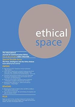 Paperback Ethical Space Vol.12 Issue 3/4 Book