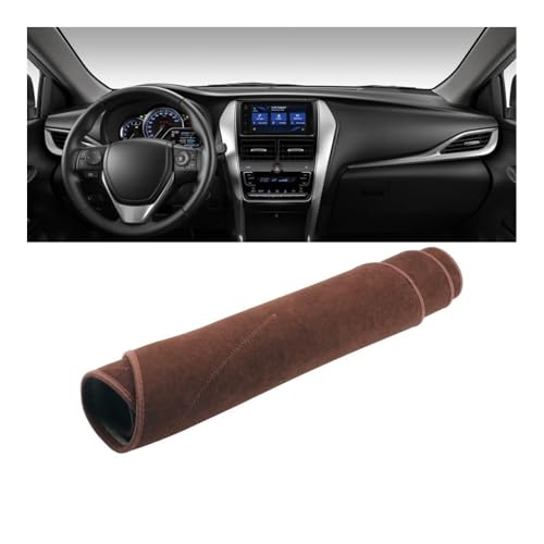 Tapis de tableau de bord protection UV et anti-glisse pour Toyota Vios 2019-2023 LHD