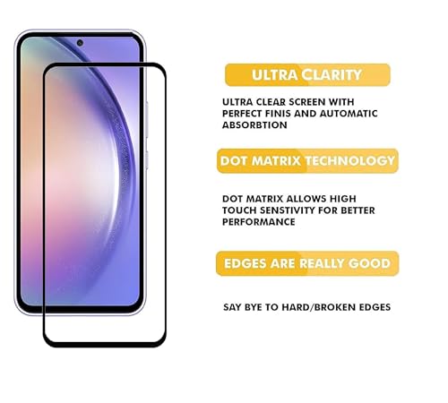 Image of HD, Scratch, Tear Resistant Edge to Edge Tempered Glass Screen Protector Guard Suitable For Moto G36 / 56