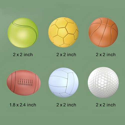 ROHSCE Baby Sensory Balls, Soft Rubber Balls for Toddlers 1-3, Montessori Sensory Bath Toys 6 to 12 Months, Kids Soccer Ball, Sport & Outdoors Baby Ball, 6 Rubber Soft Toys for Kids by ROHSCE - Image 5