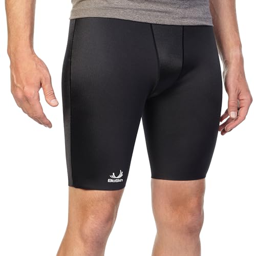 BioSkin Ultima Compression Shorts for Men and Women, Groin Protector, Hamstring Support, Fitness Shorts, Workout, Running