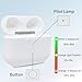 Replacement Wireless Charging Case for air pods 3rd Gen | Qi & Lightning Charging | Bluetooth Auto-Pairing | Compact Design (Case Only - No Earbuds)