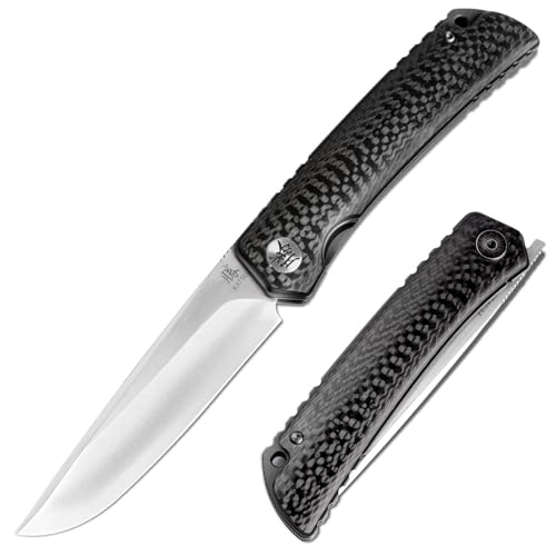 KATSU 154CM Steel Folding Knife for Men...