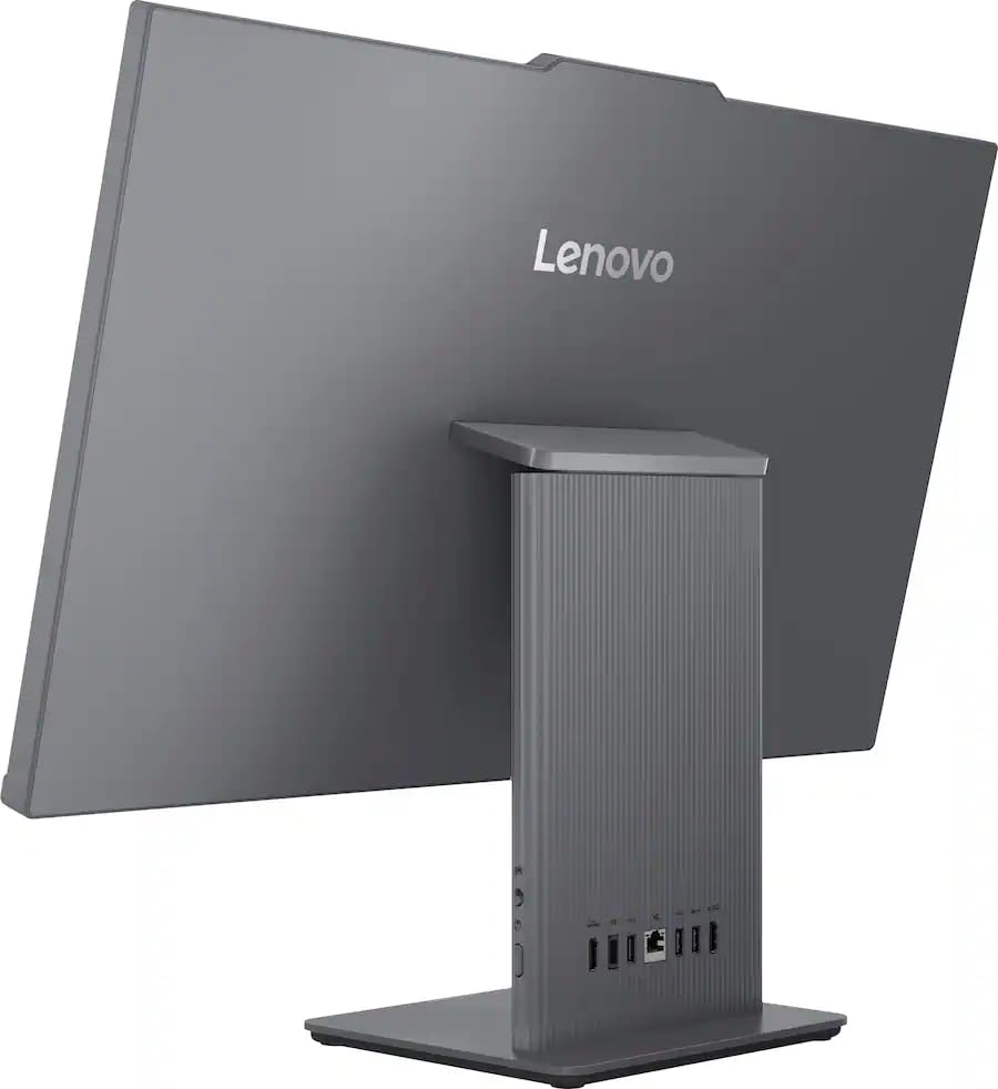 Image of Lenovo IdeaCentre 27 inch FHD Touchscreen All-in-One Desktop Computer, 10-Cores Intel Core i7 Processor, 8GB DDR5 RAM 512GB SSD, Windows 11, Wireless Keyboard & Mouse with 8-in-1 Hub Included, Black