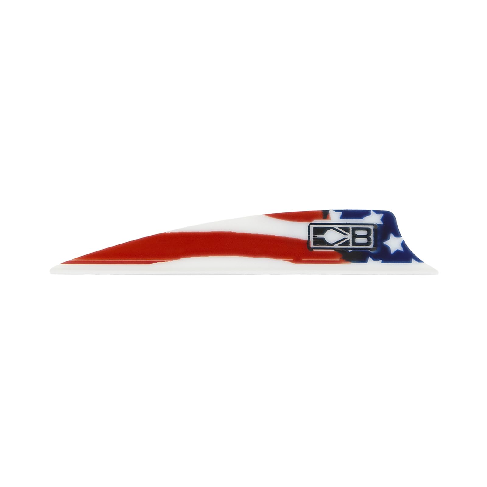 Bohning Heat Vane - 100 Alette Per Frecce - Bandiera Americana USA - 2.5 Pollici