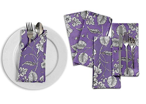 Serviettes de table réutilisables S4Sassy pour remplacer le papier jetable