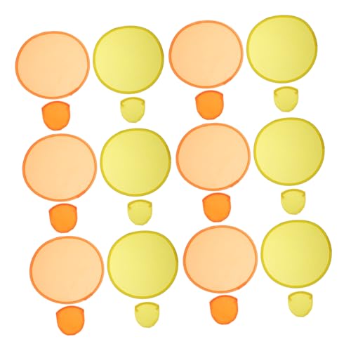Hemoton 16pcs Folding Flying Disc Plaything for Lightweight and Portable for Fun Family Activities Random Colors for Summer Fun Random Color