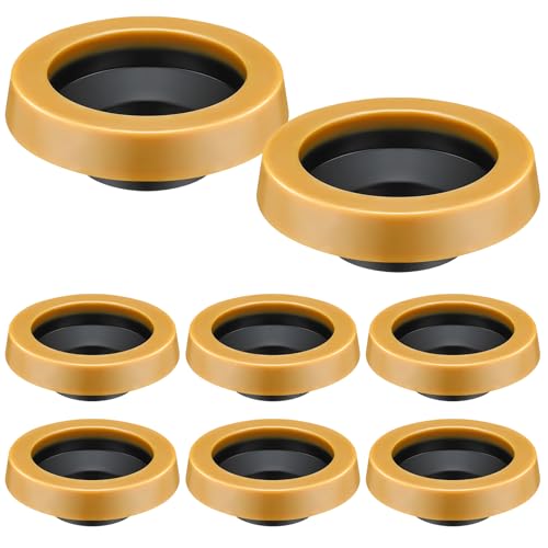 Marsui 8 Pack Toilet Wax Ring Thick Toilet Bowl Wax Ring Gasket for Toilet Bowl Toilet Wax Ring Seal...
