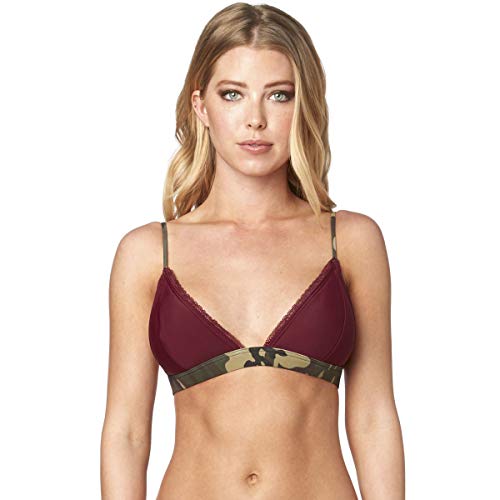 Bikini Top Fox Dark Forest Cranberry M maillot de bain deux pièces