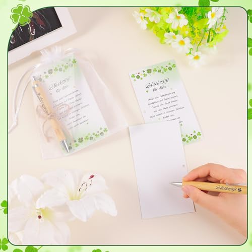 30 Sets Glücksstift Kugelschreibe, Abschiedsgeschenk Kollegen Kleine Geschenke für Kollegen, Abschiedsgeschenk Erzieherin Dankeschön Geschenke für Lehrerinnen Freund Team Geburtstag Schulbeginn