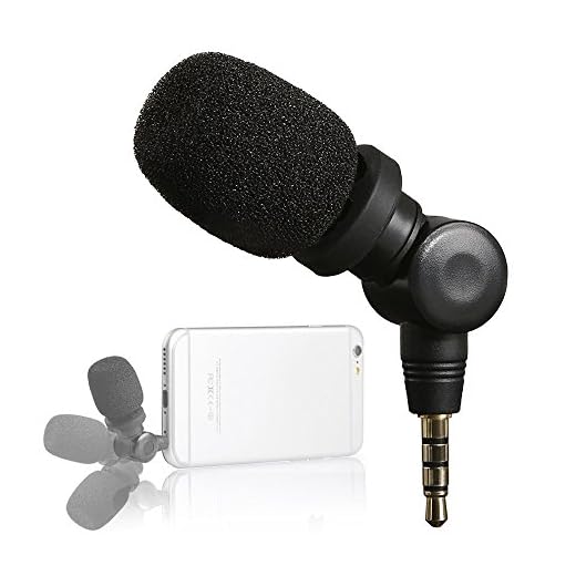 Saramonic SmartMic Mini Condenser Flexible Microphone for Smartphones,Vlogging Microphone for iPhone and YouTube Video, Mic for iOS Apple iPhone 7 7s 8 X 11 6 6s iPad and Android Phone