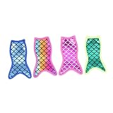 Gatuida 4 pezzi Coperture Protettive per Ghiaccioli in Neoprene Tema Sirena Maniche Isolanti Riutilizzabili per Adulti Mantieni le Mani Calde Ghiaccioli Freschi Facili da Pulire Colori immagine