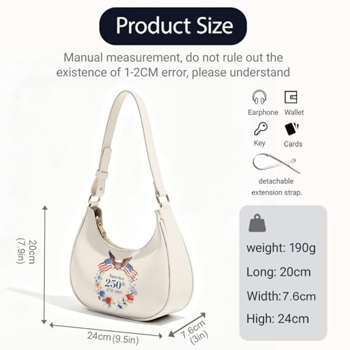 Bolso de hombro con estampado floral para mujer miniatura 7