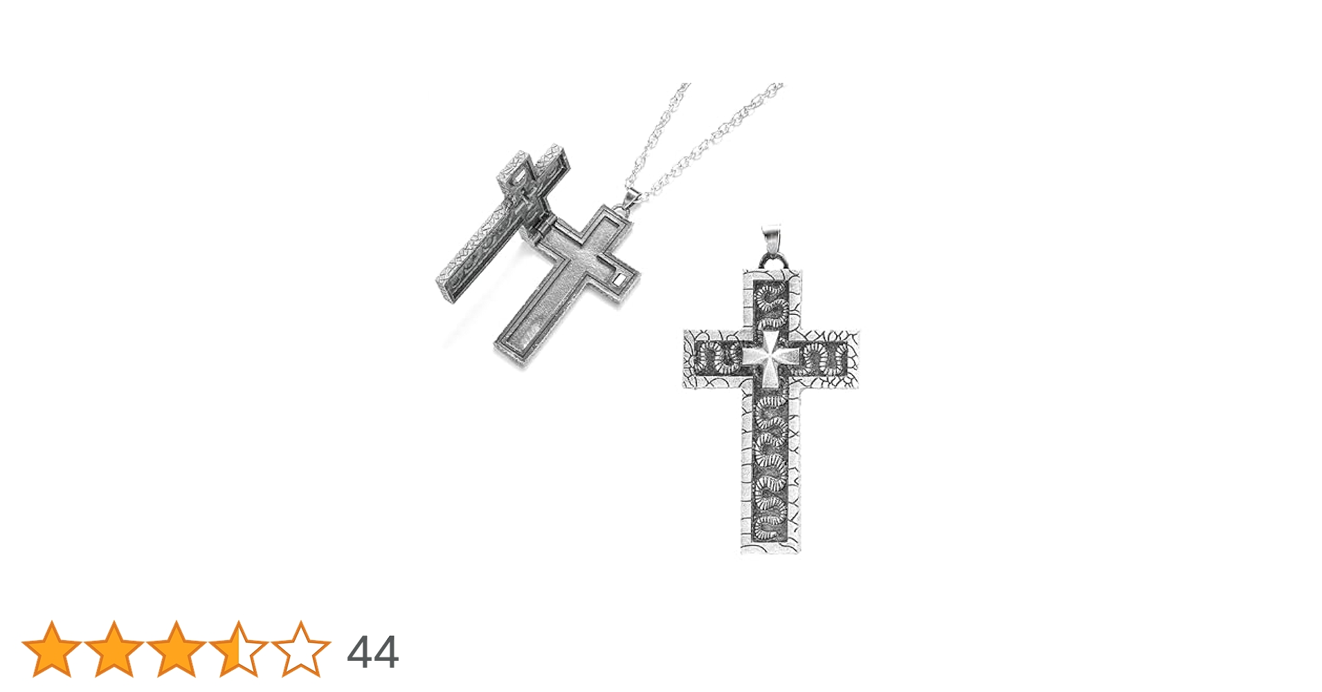 ★L1301★オールド　ナガ族　伝世品　ペンダント　人面護符 Amazon.co.jp: KUAUTD 3Dプリントクロスネックレス、ダーク