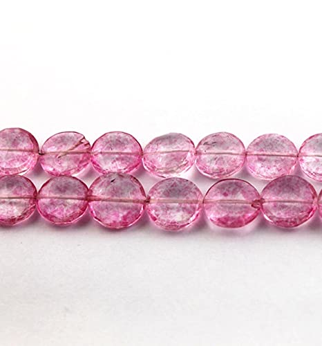 Quartz enrobé facetté rose LKBEADS SB974, briolettes haut de gamme de 12mm