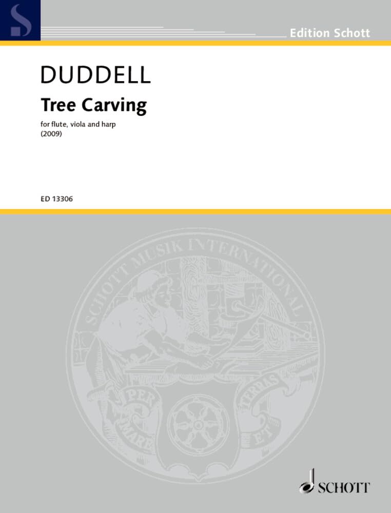 Tree Carving: for flute, viola and harp. flute, viola and harp. Partition et parties.