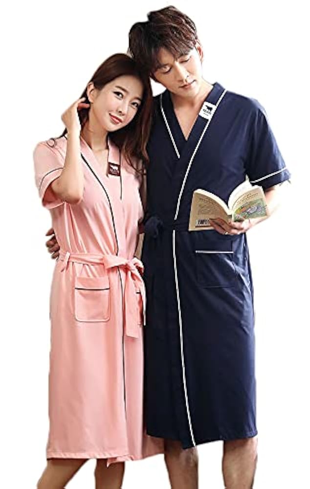 男女のパジャマのガウン   Q yx389_1.jpg