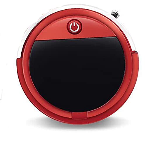 SETSCZY 2800Pa Aspirapolvere Robot Intelligente Telecomando Senza Fili Macchina per La Pulizia dei Pavimenti A Secco A Umido Spazzatrice Robot Aspirapolvere per La Casa,Rosso