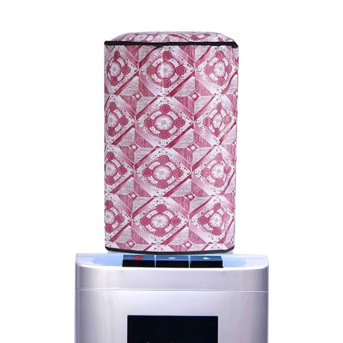 Image of Polyvinyl Chloride Printed Waterproof and Oil-Proof Water Dispenser Bottle Cover, 20L, (Multicolour) 20 liter Water Bottel Cover. Pack of 1- Brown Colour.