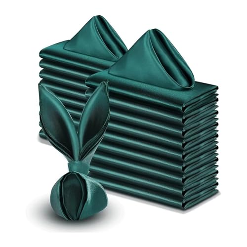 Servilletas de raso multicolor para renovar el estilo de tu comedor de forma económica 4